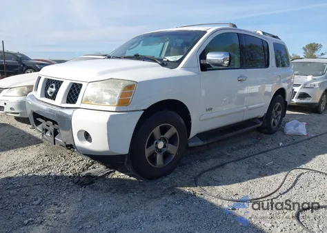 2005 Nissan Armada Se z USA, uszkodzony, nr VIN 5N1AA08B85N706226